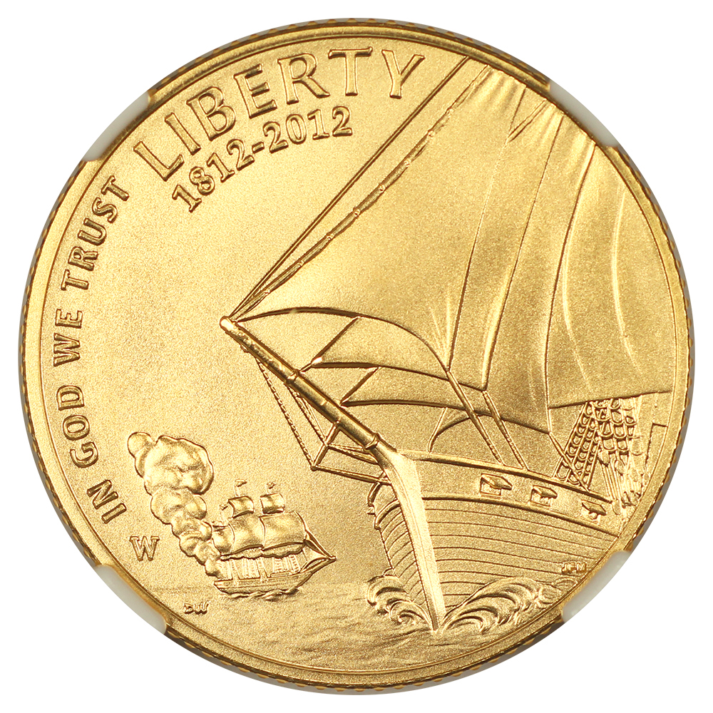 image for: 2012-W Star-Spangled Banner $5 NGC MS70