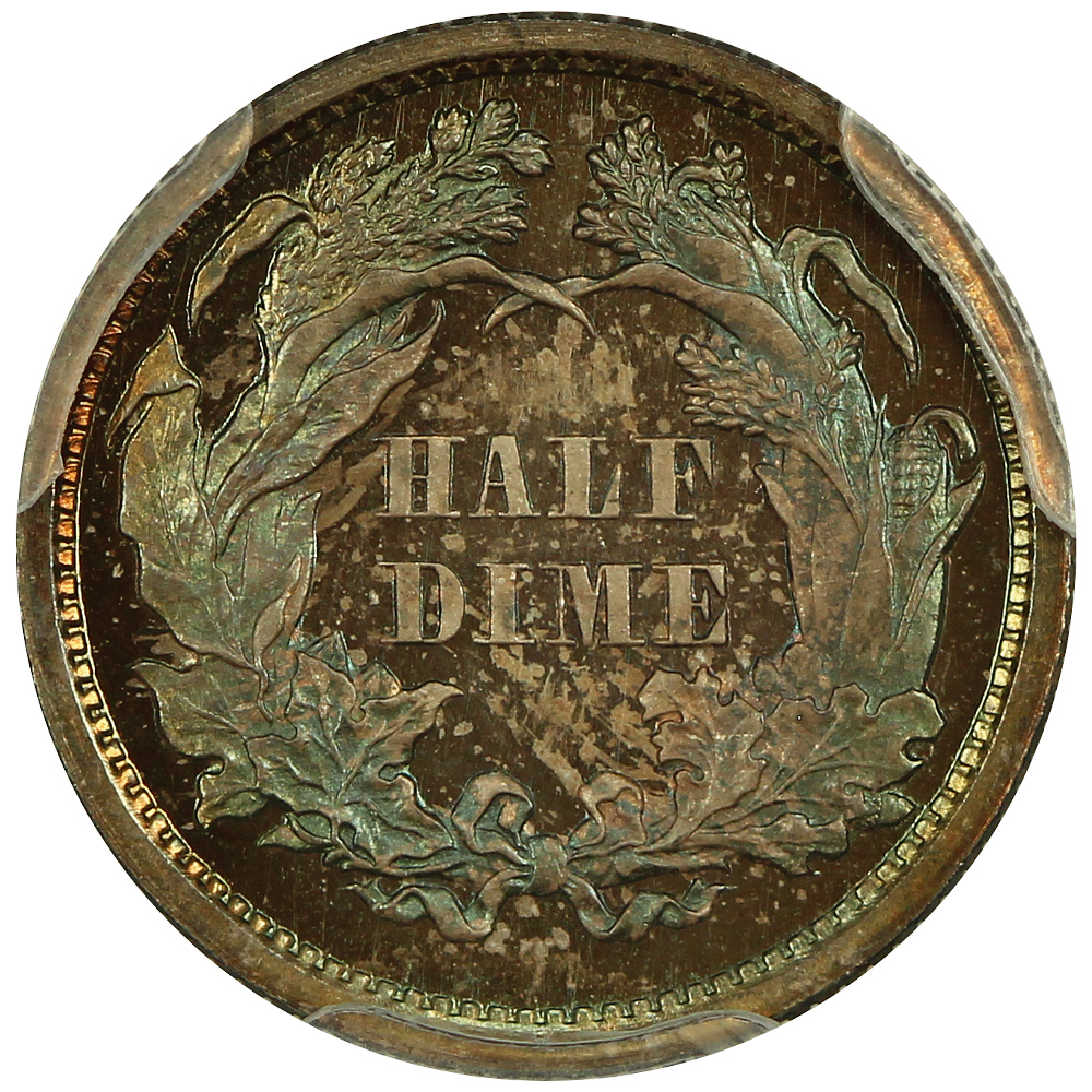 image for: 1872 H10c PCGS PR67