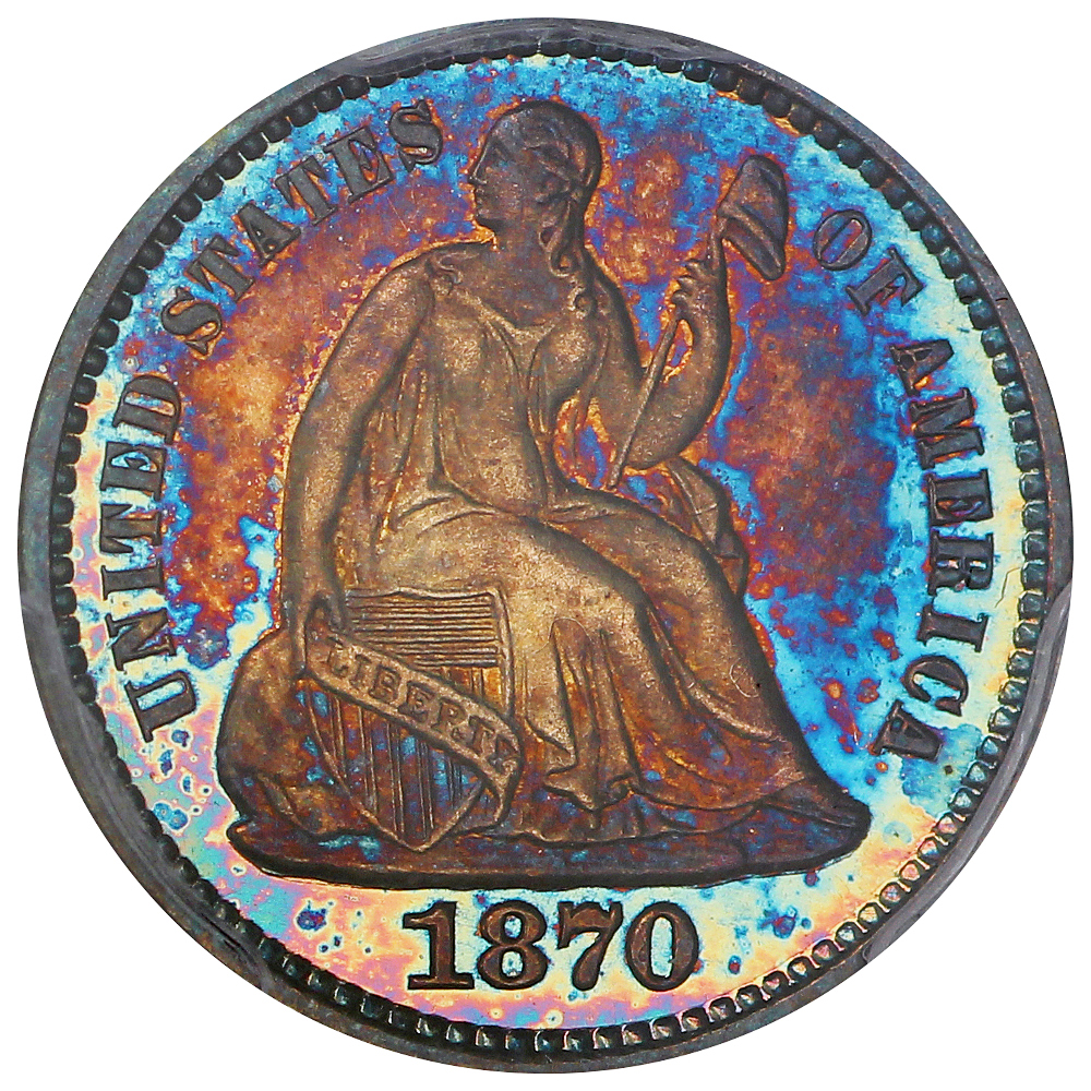 thumbnail for: 1870 H10C PCGS PR66 CAM