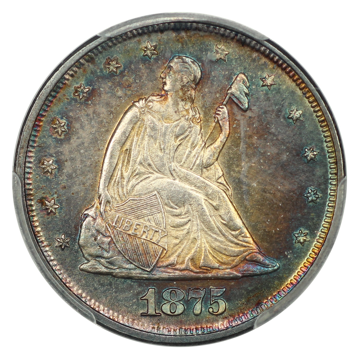 thumbnail for: 1875 20c PCGS MS65