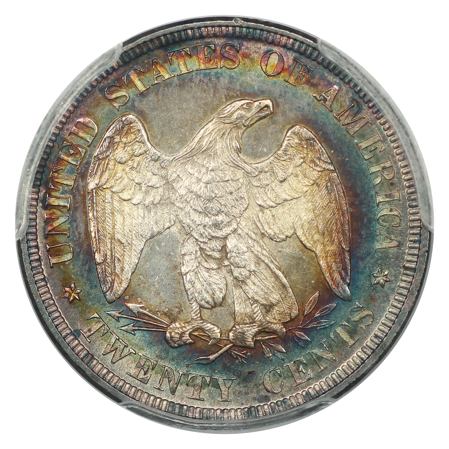 thumbnail for: 1875 20c PCGS MS65