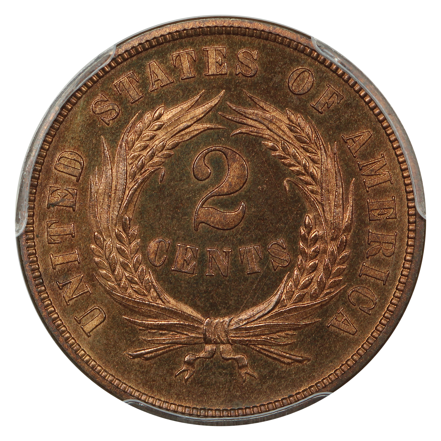 thumbnail for: 1867 2c PCGS PR66 RD CAM