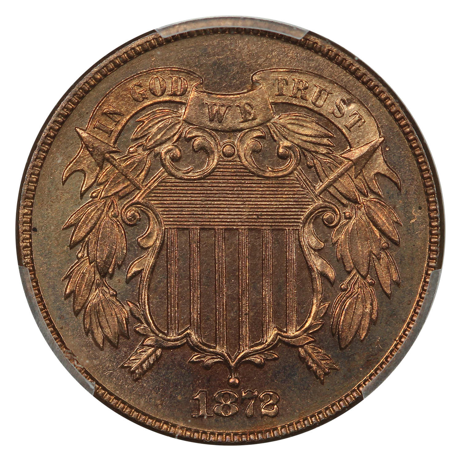 thumbnail for: 1872 2c PCGS PR66 RD