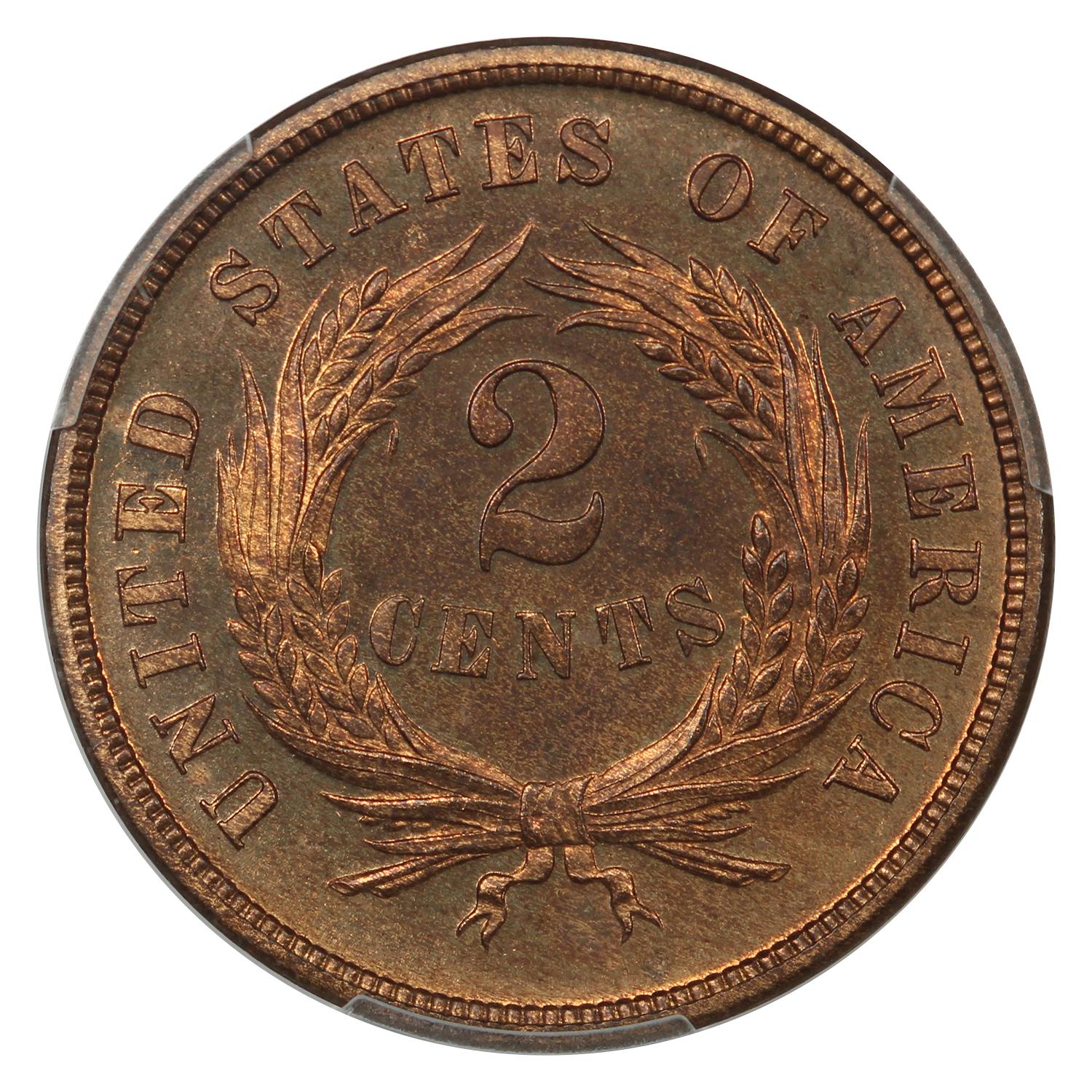 thumbnail for: 1872 2c PCGS PR66 RD