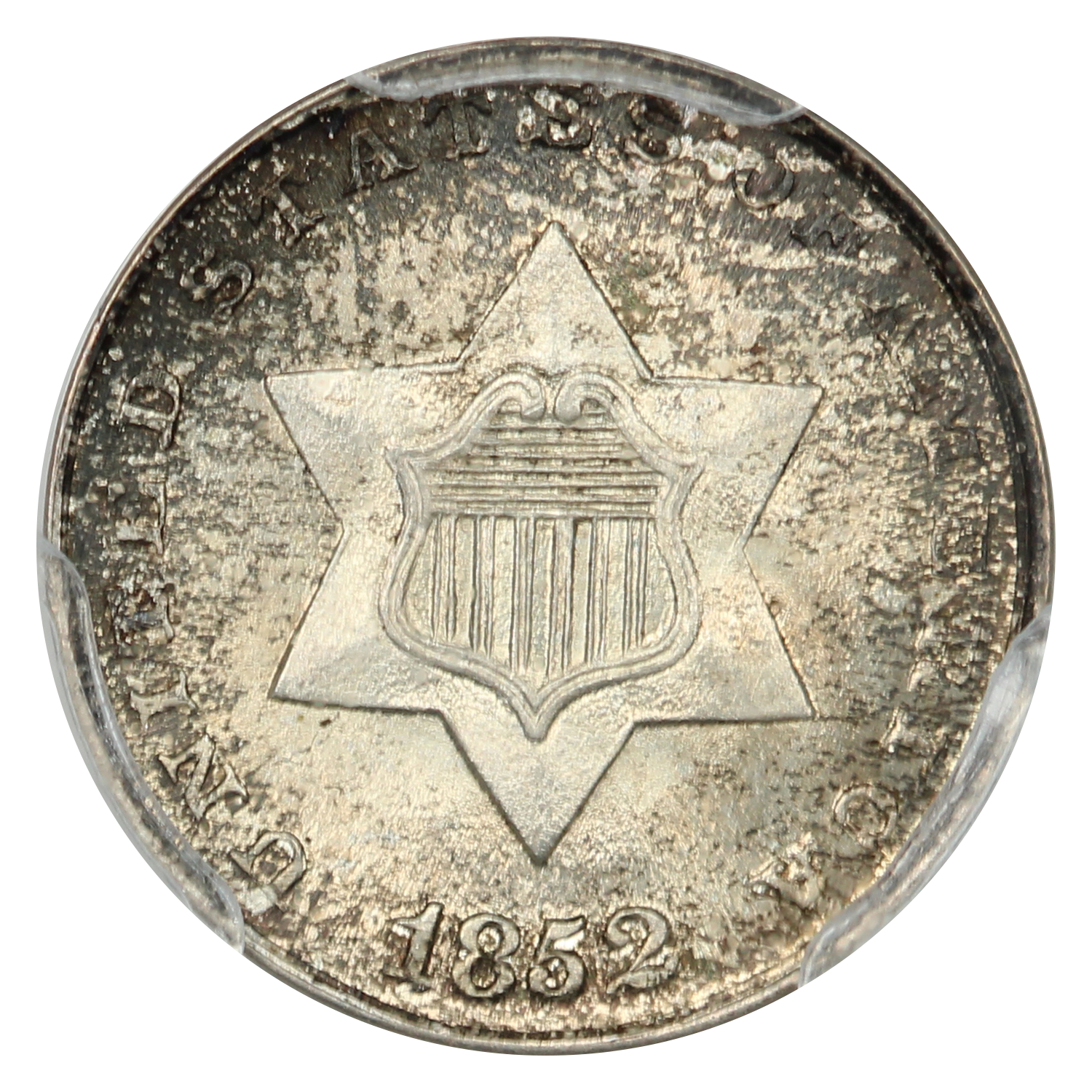 image for: 1852 3cS PCGS MS67