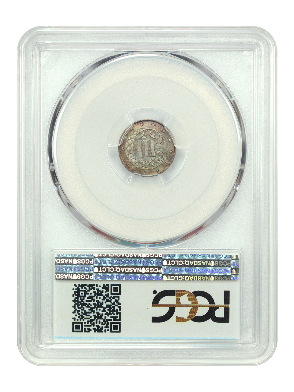 image for: 1867 3cS PCGS MS65