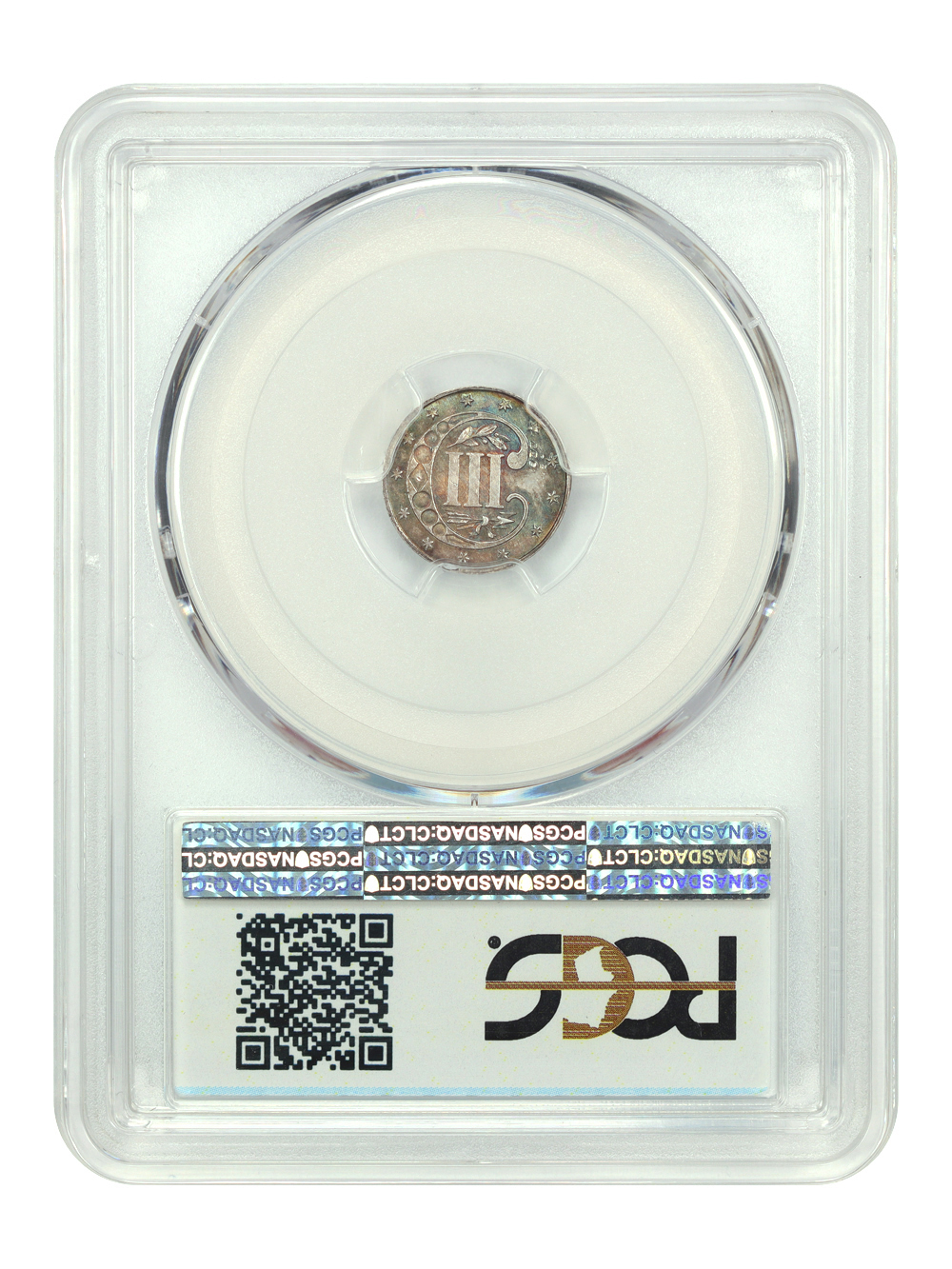 image for: 1869/9 3cS PCGS MS64