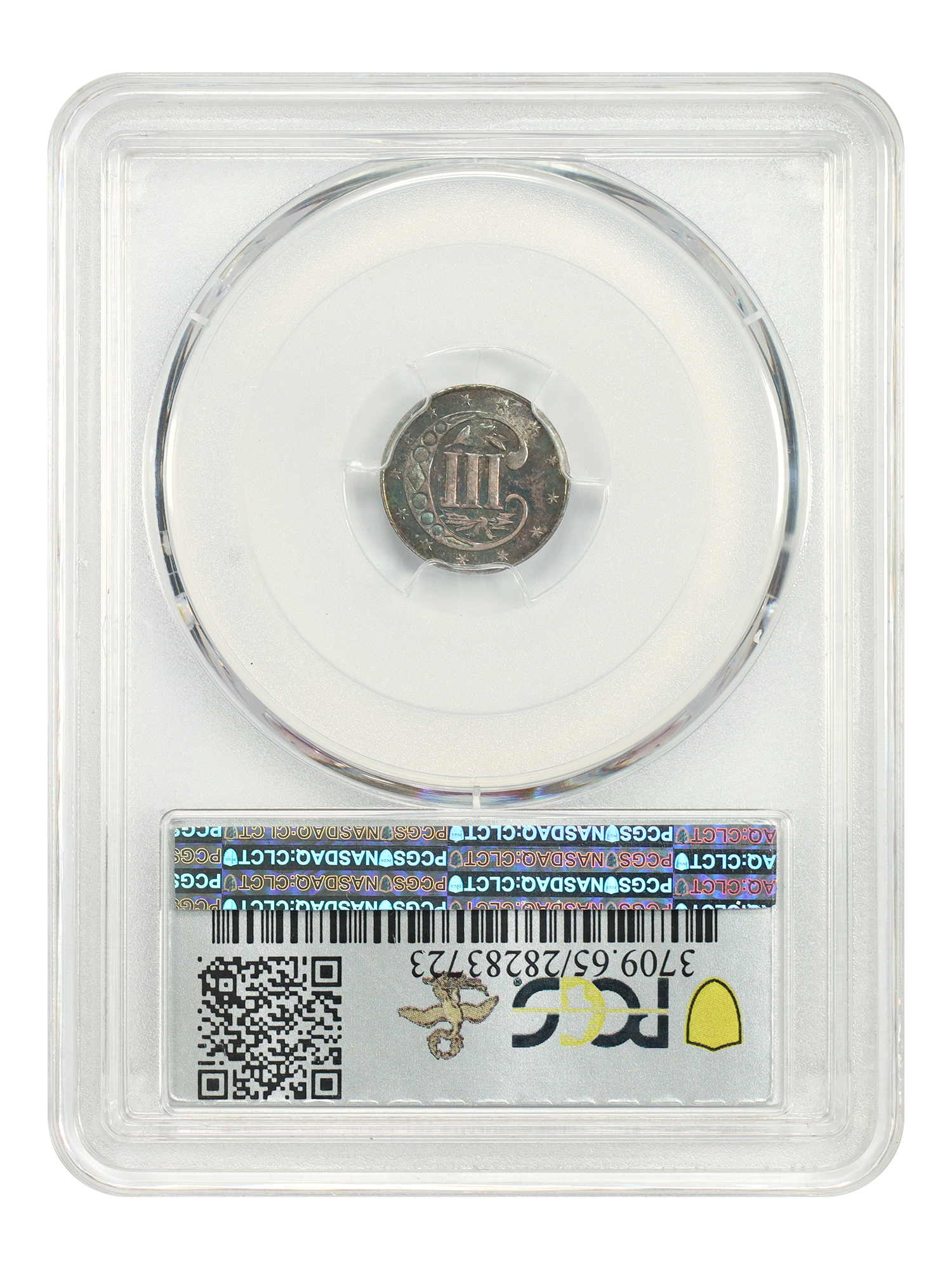 image for: 1860 3cS PCGS PR65