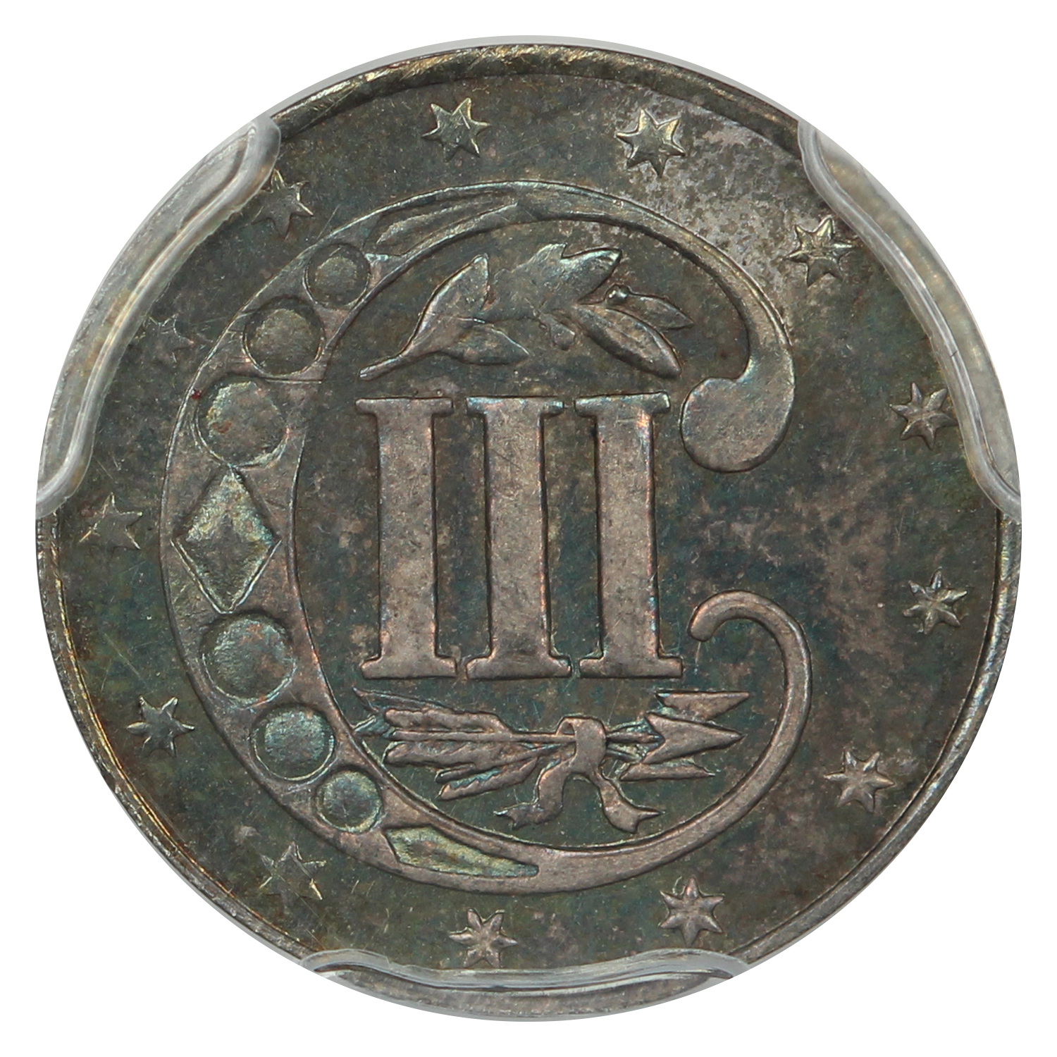 image for: 1860 3cS PCGS PR65