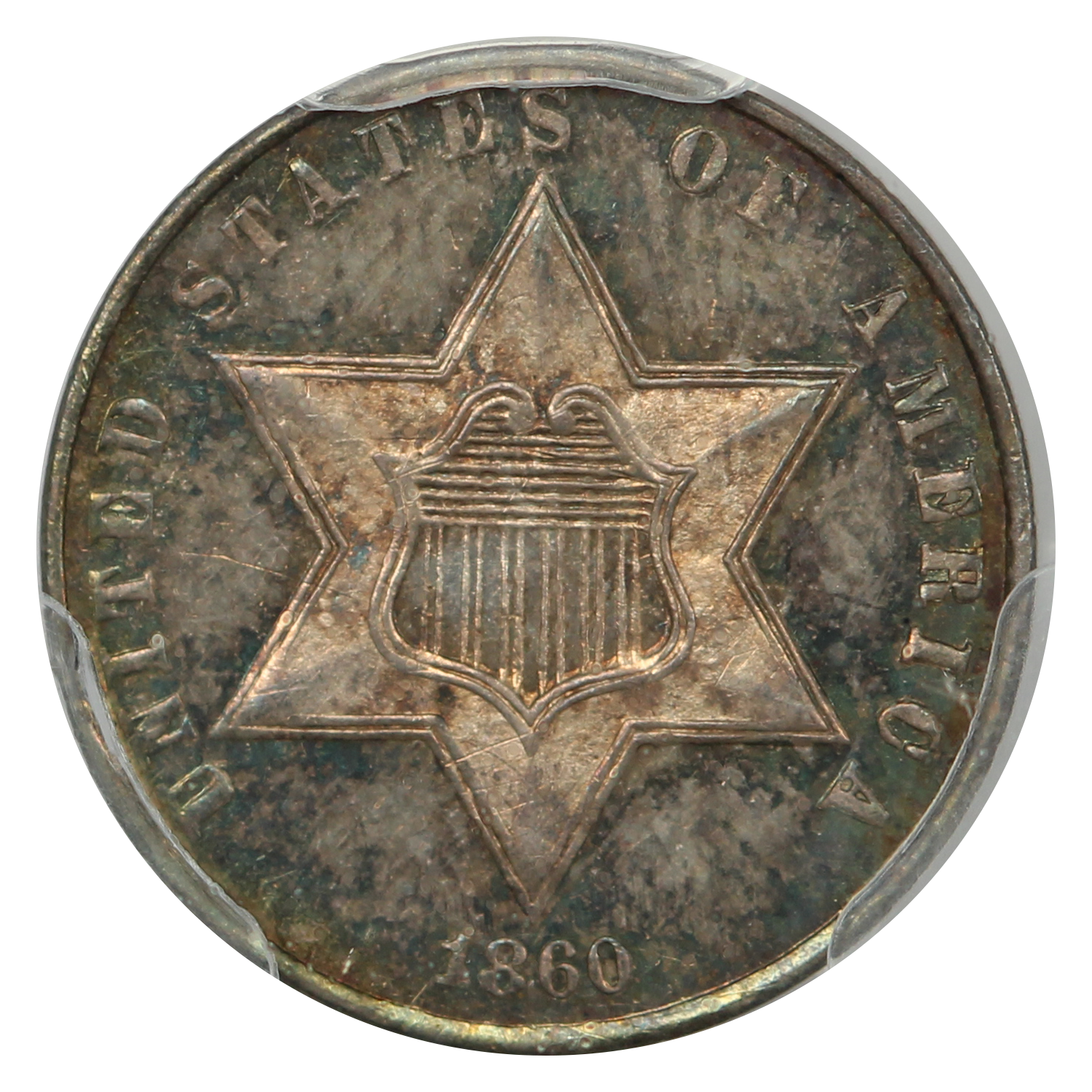 image for: 1860 3cS PCGS PR65