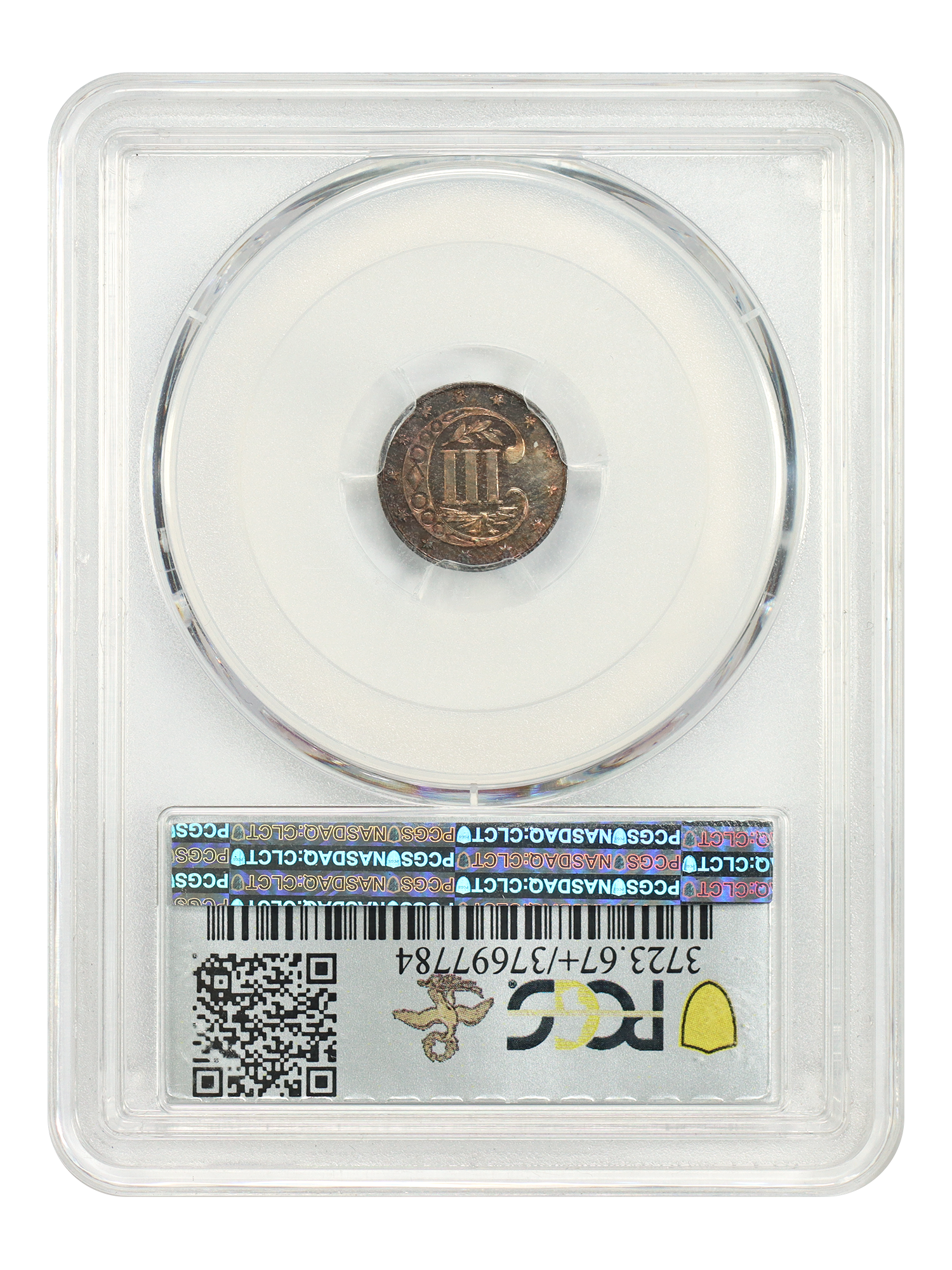 image for: 1872 3cS PCGS PR67