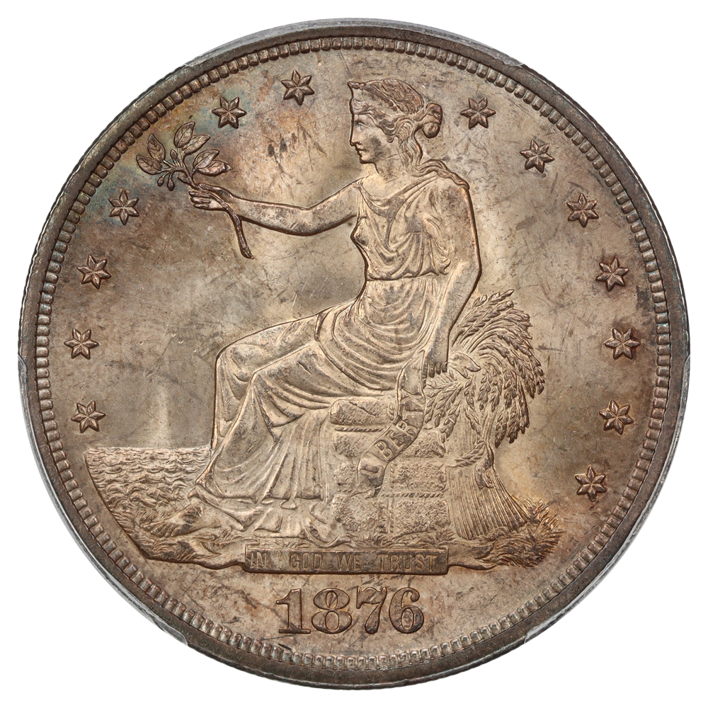 image for: 1876 Trade$ PCGS MS65