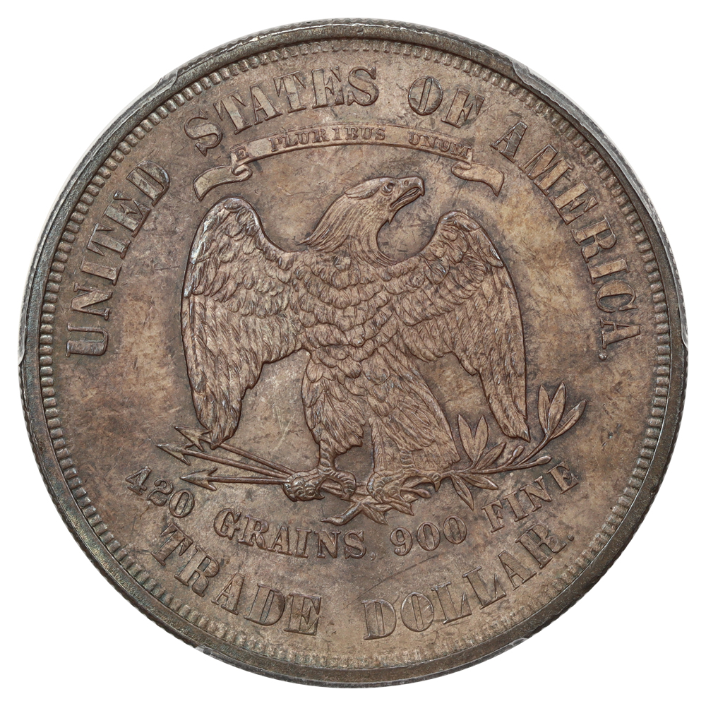 image for: 1876 Trade$ PCGS MS65
