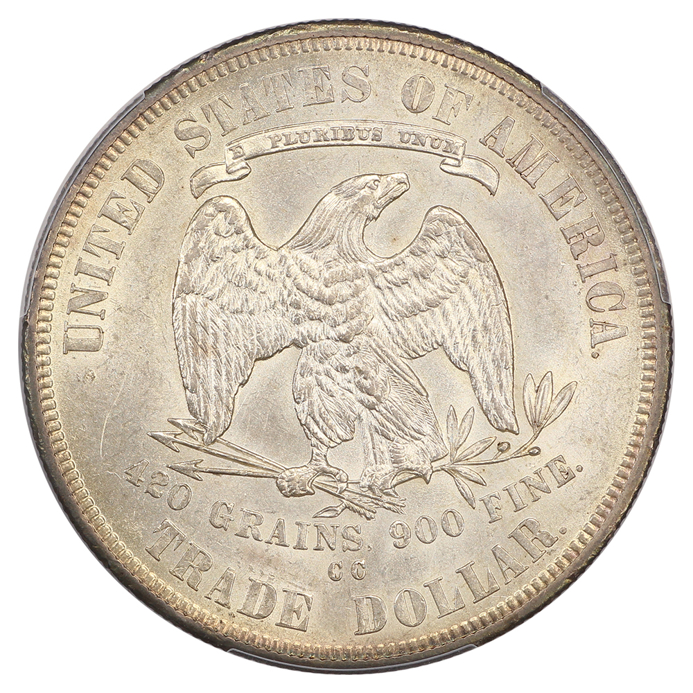 image for: 1877-CC Trade$ PCGS MS63