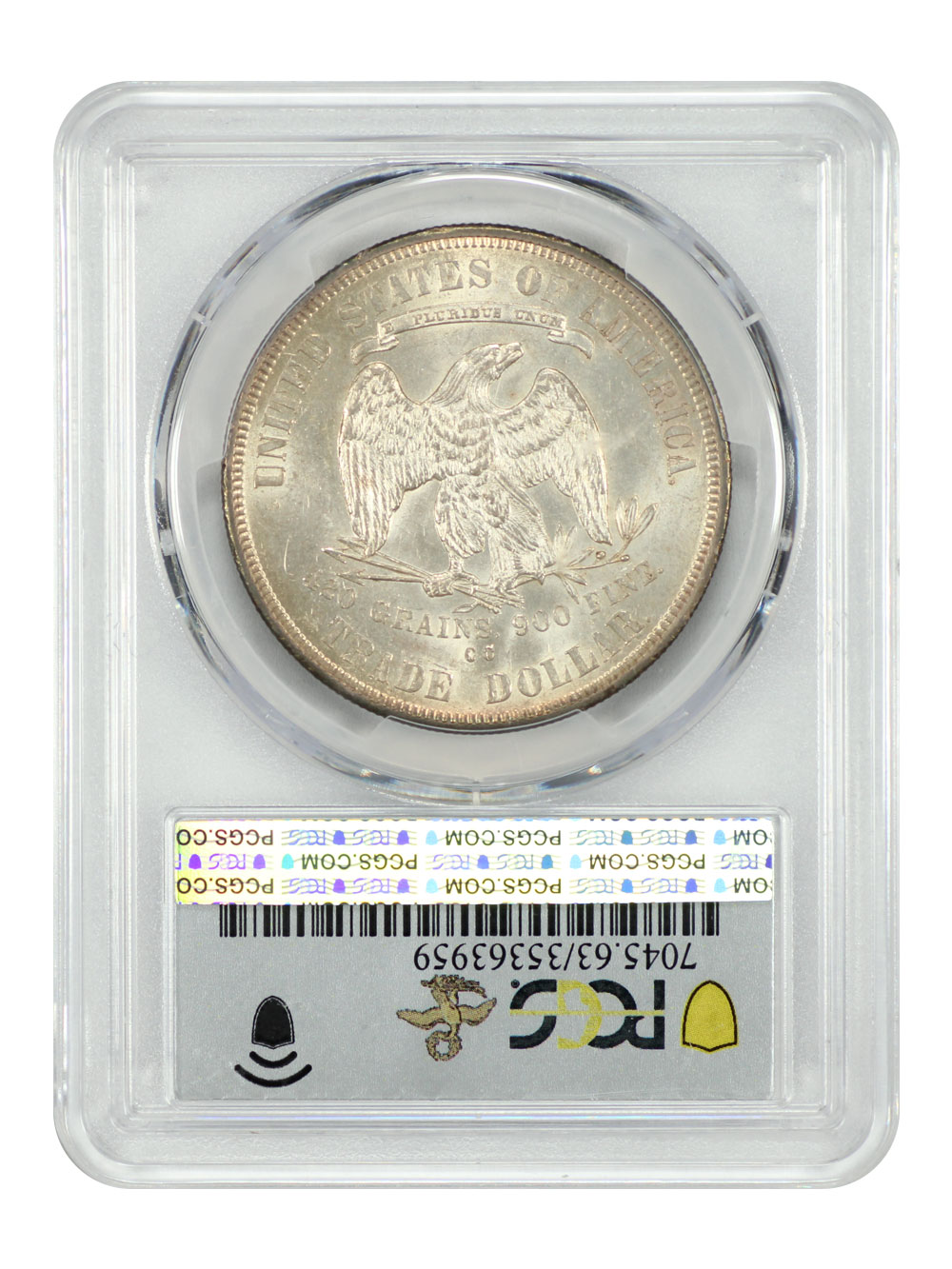 image for: 1877-CC Trade$ PCGS MS63