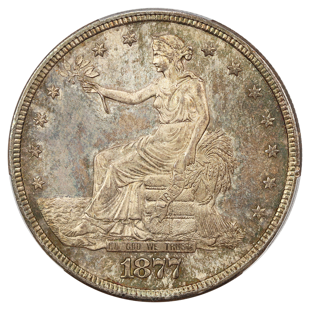 image for: 1877-S Trade$ PCGS MS65