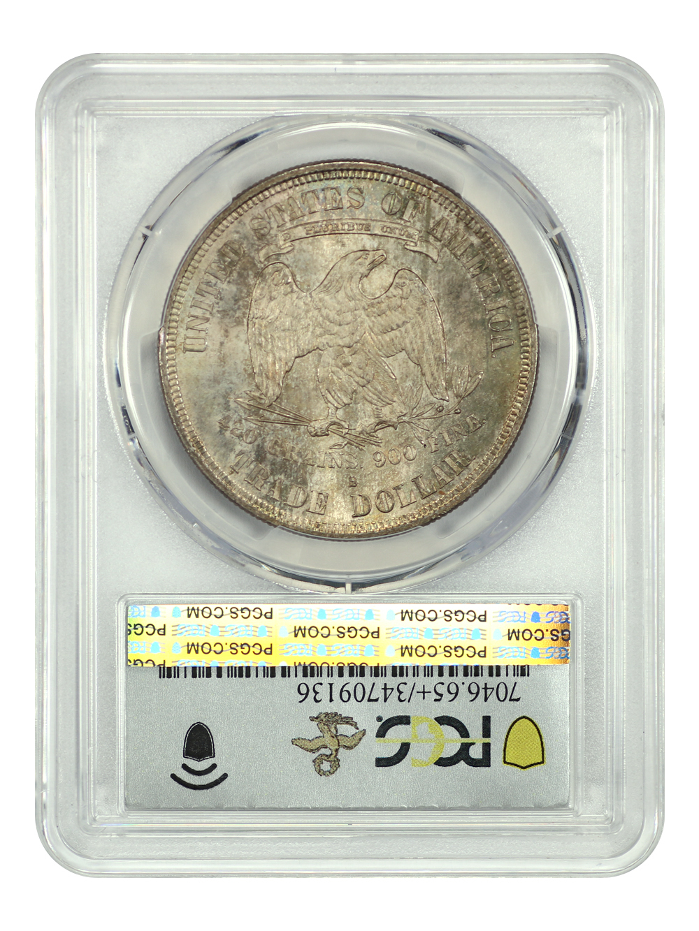 image for: 1877-S Trade$ PCGS MS65