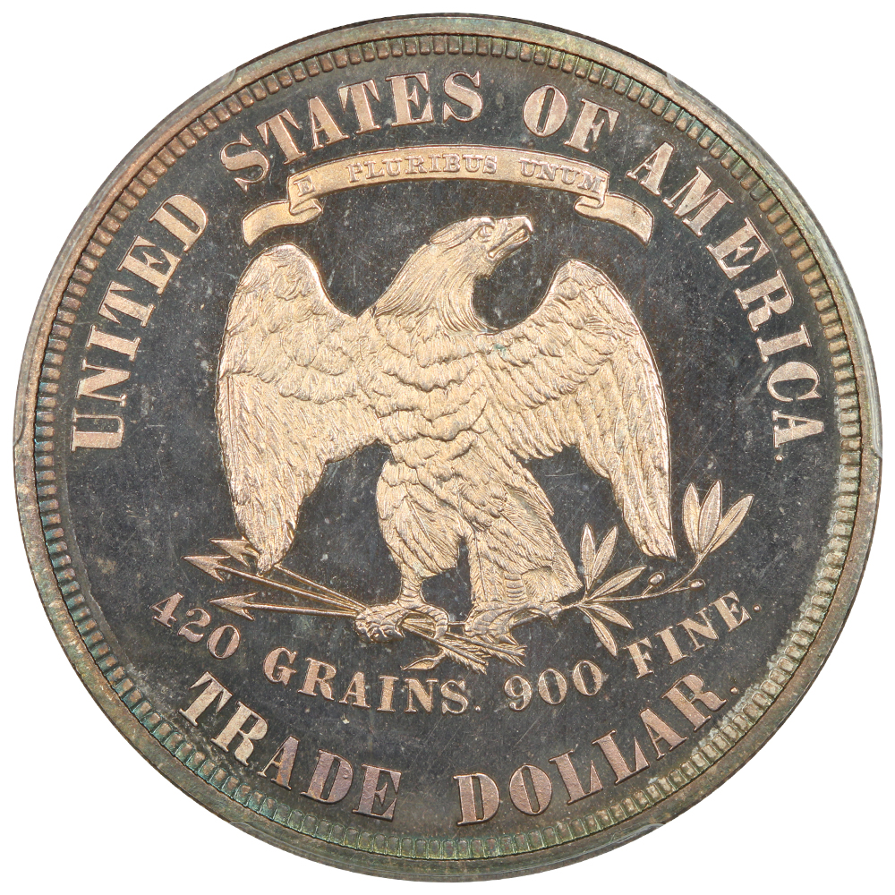 image for: 1877 Trade$ PCGS PR67 CAM