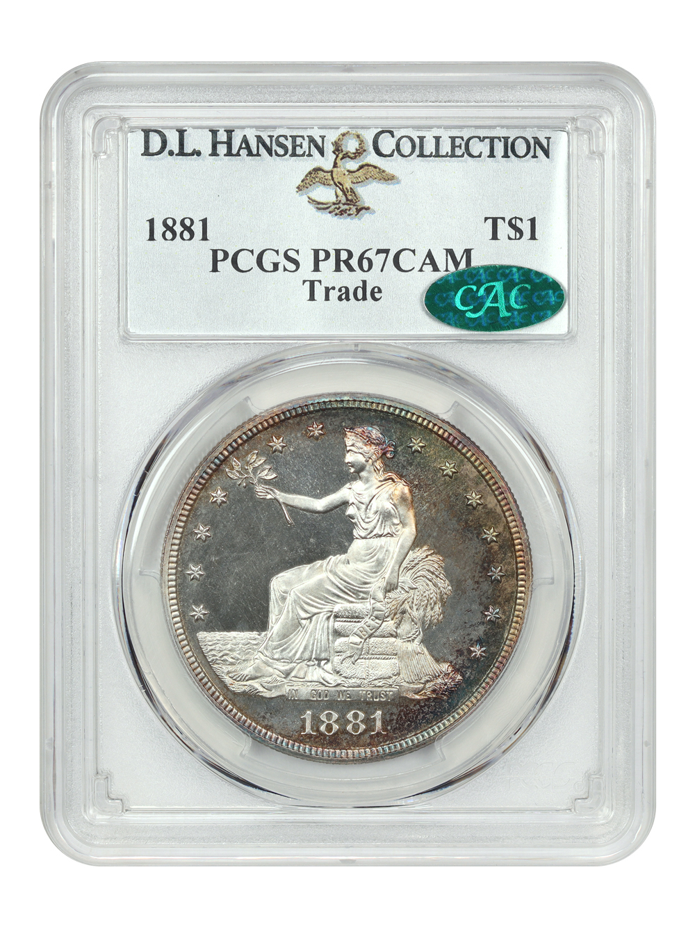 image for: 1881 Trade$ PCGS PR67 CAM