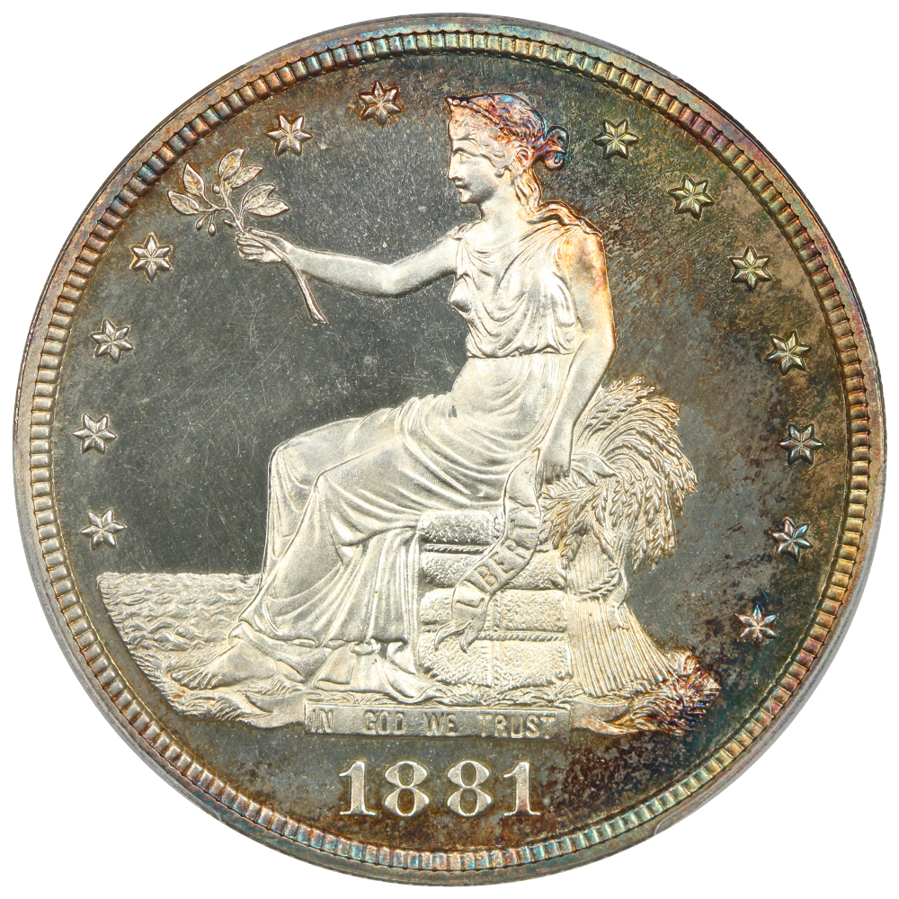image for: 1881 Trade$ PCGS PR67 CAM