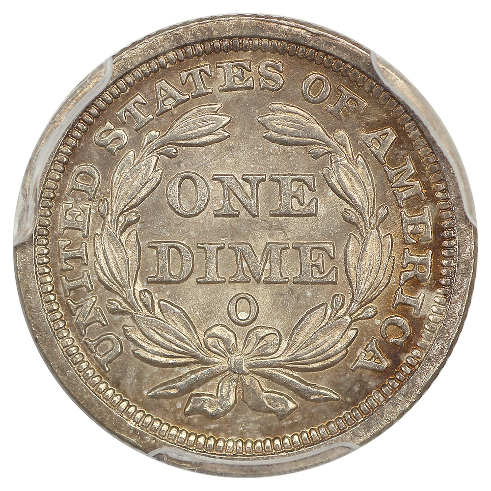 image for: 1850-O 10c PCGS MS63