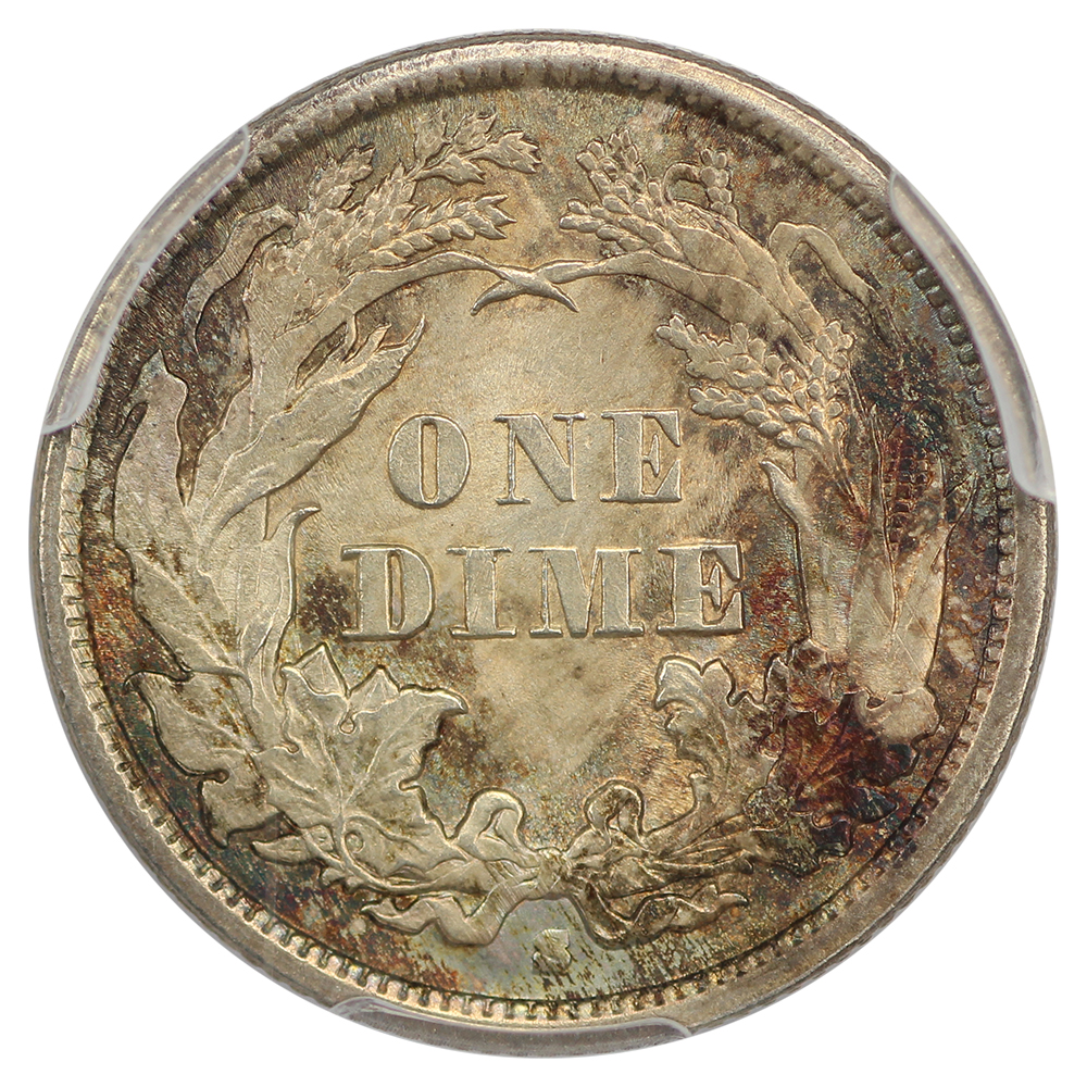 image for: 1869-S 10c PCGS MS65
