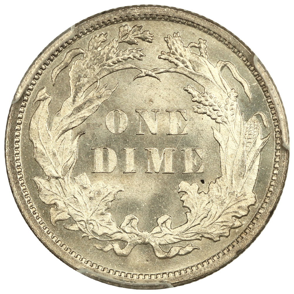 image for: 1881 10c PCGS MS66