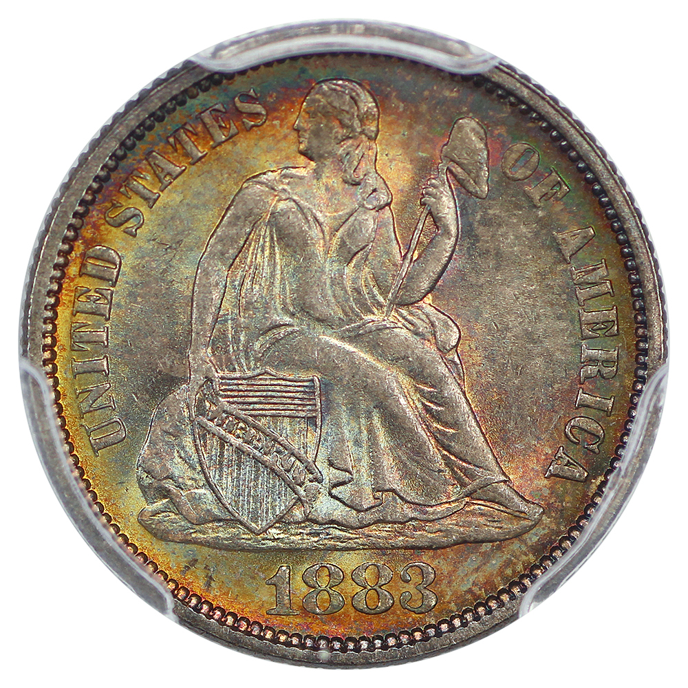image for: 1883 10c PCGS MS67