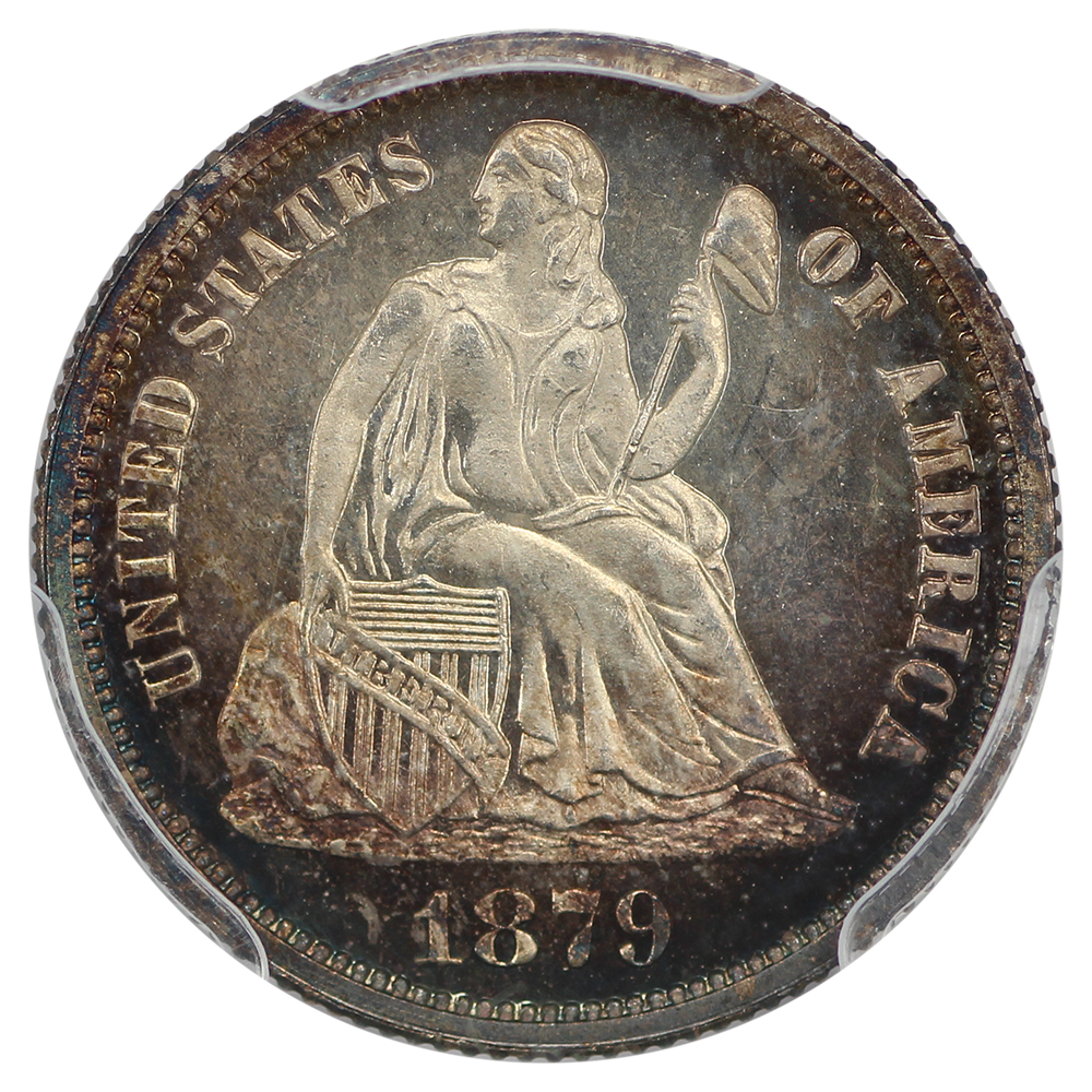 image for: 1879 10c PCGS PR67 CAM