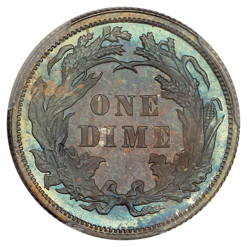 image for: 1890 10c PCGS PR67