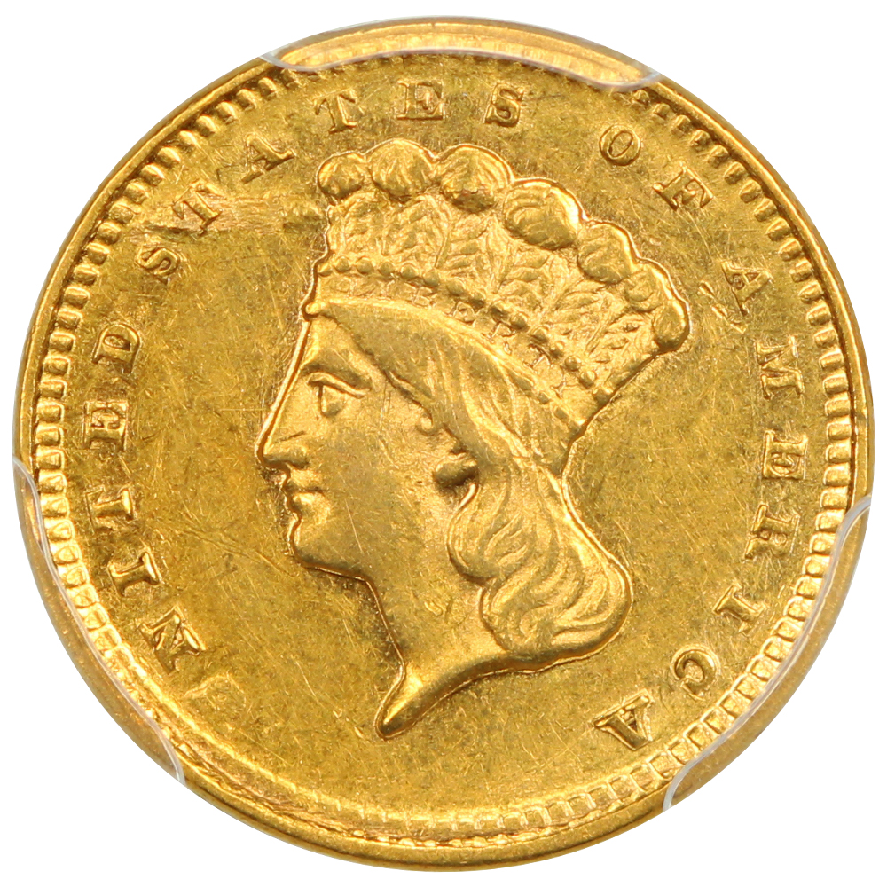 image for: 1856-D G$1 PCGS AU53