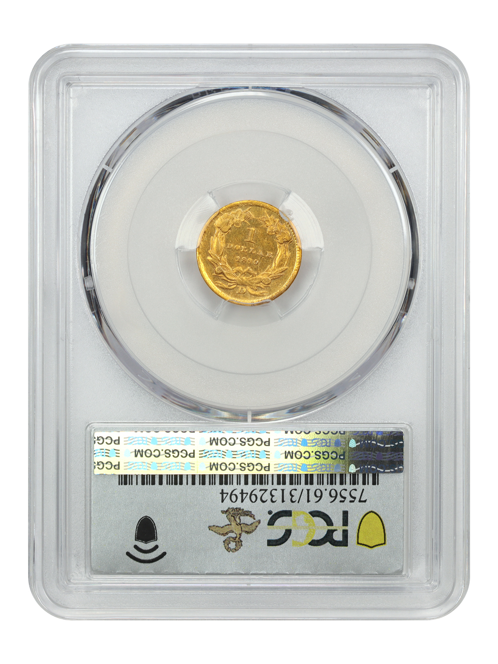 image for: 1860-D G$1 PCGS MS61