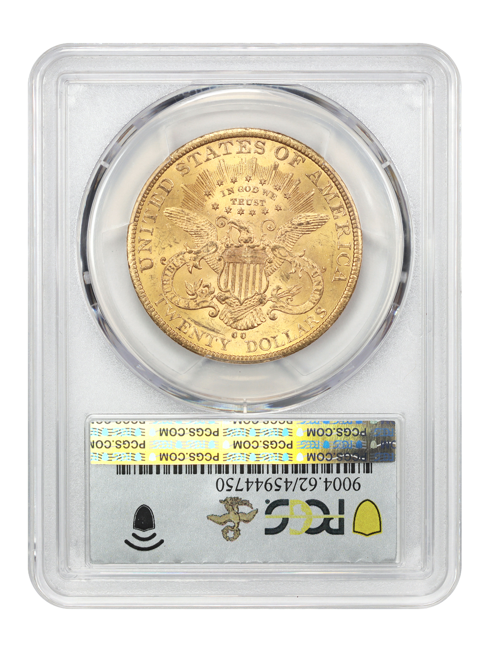 image for: 1885-CC $20  PCGS MS62