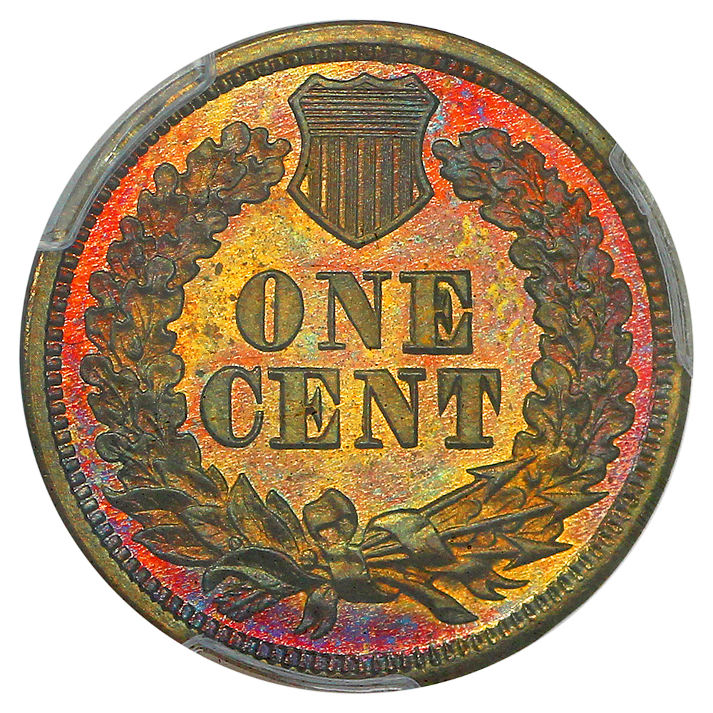 image for: 1864 Bronze 1c PCGS PR66 RB
