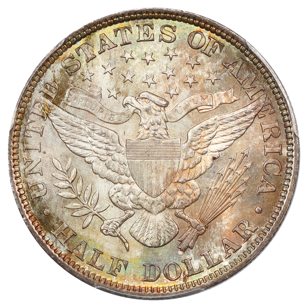image for: 1898 50c PCGS MS67