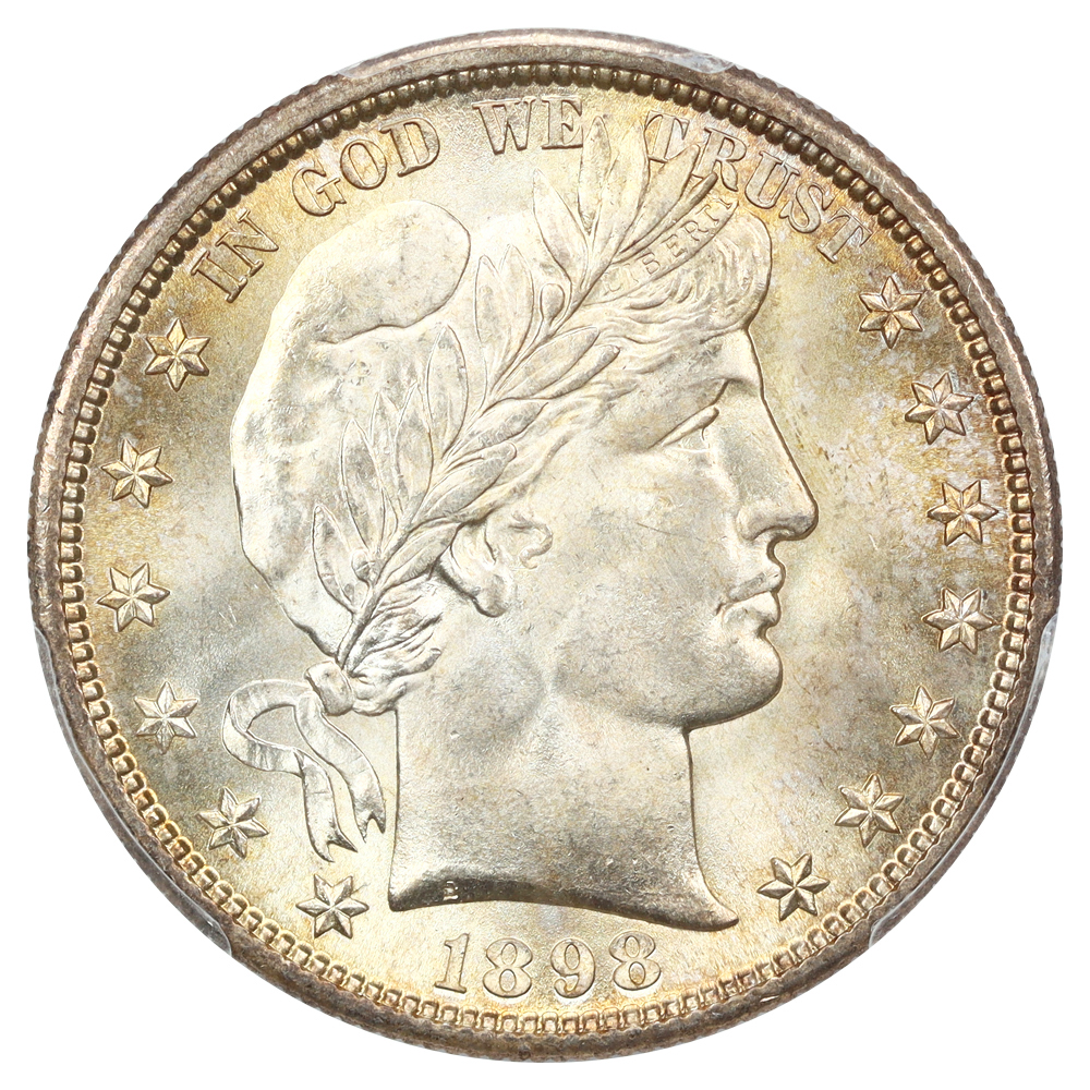 image for: 1898-S 50c PCGS MS66