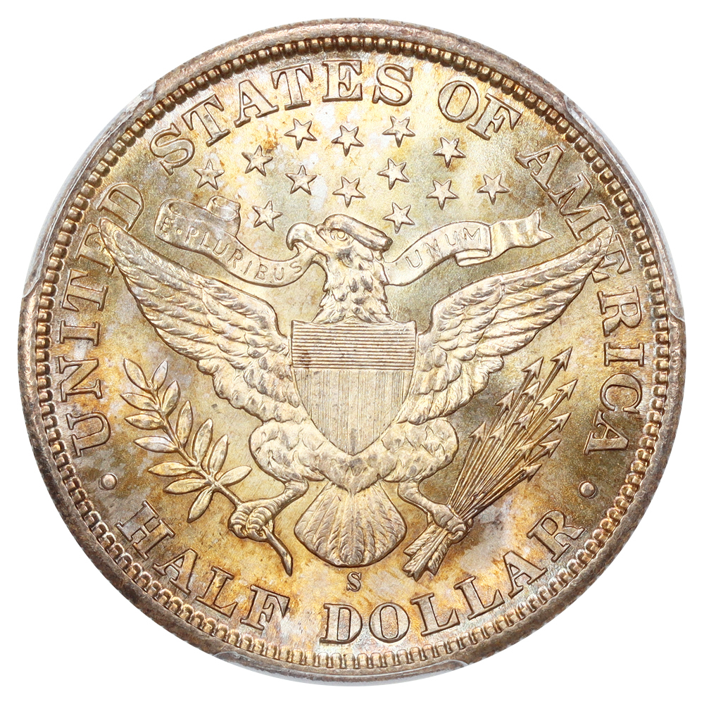 image for: 1898-S 50c PCGS MS66