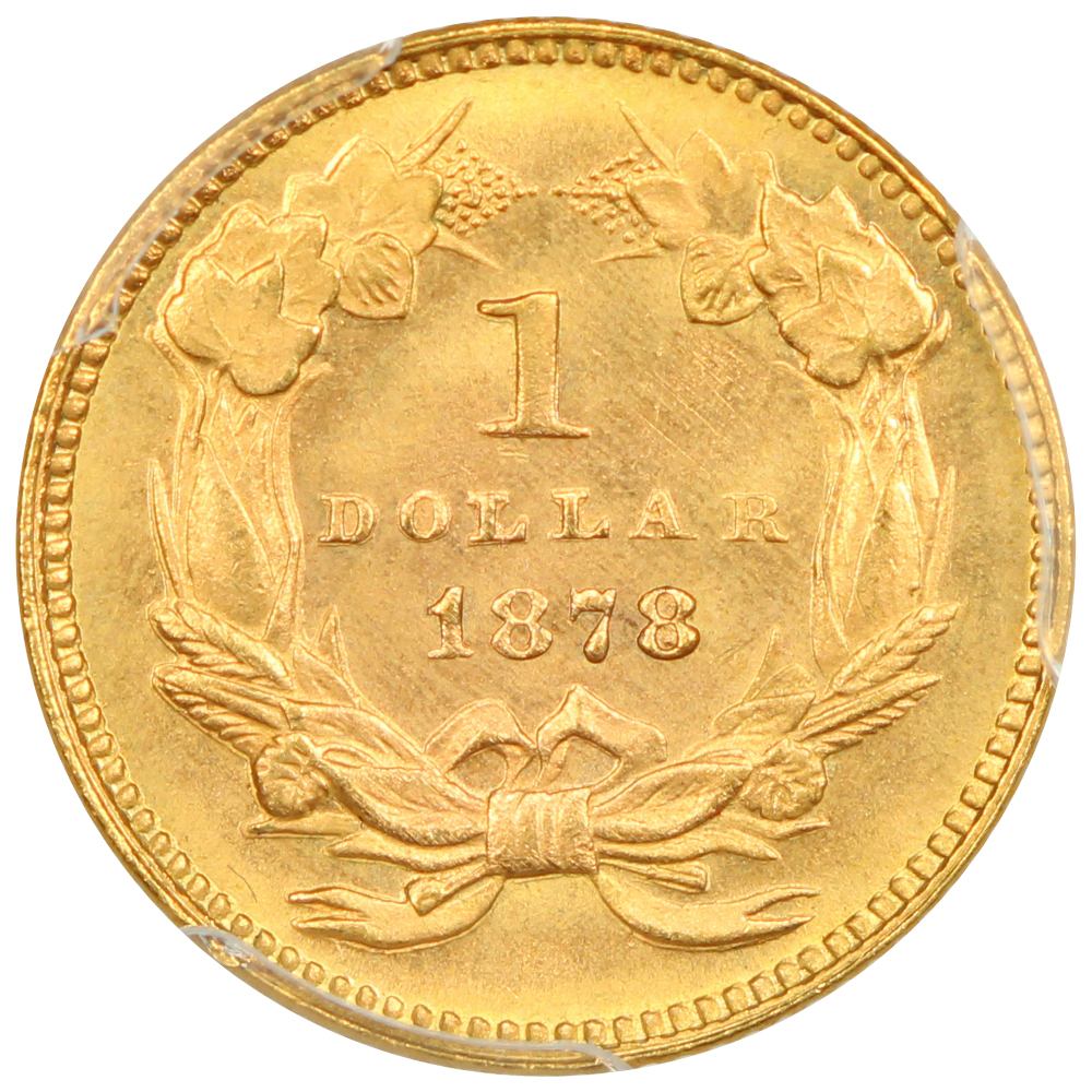 image for: 1878 G$1 PCGS MS66