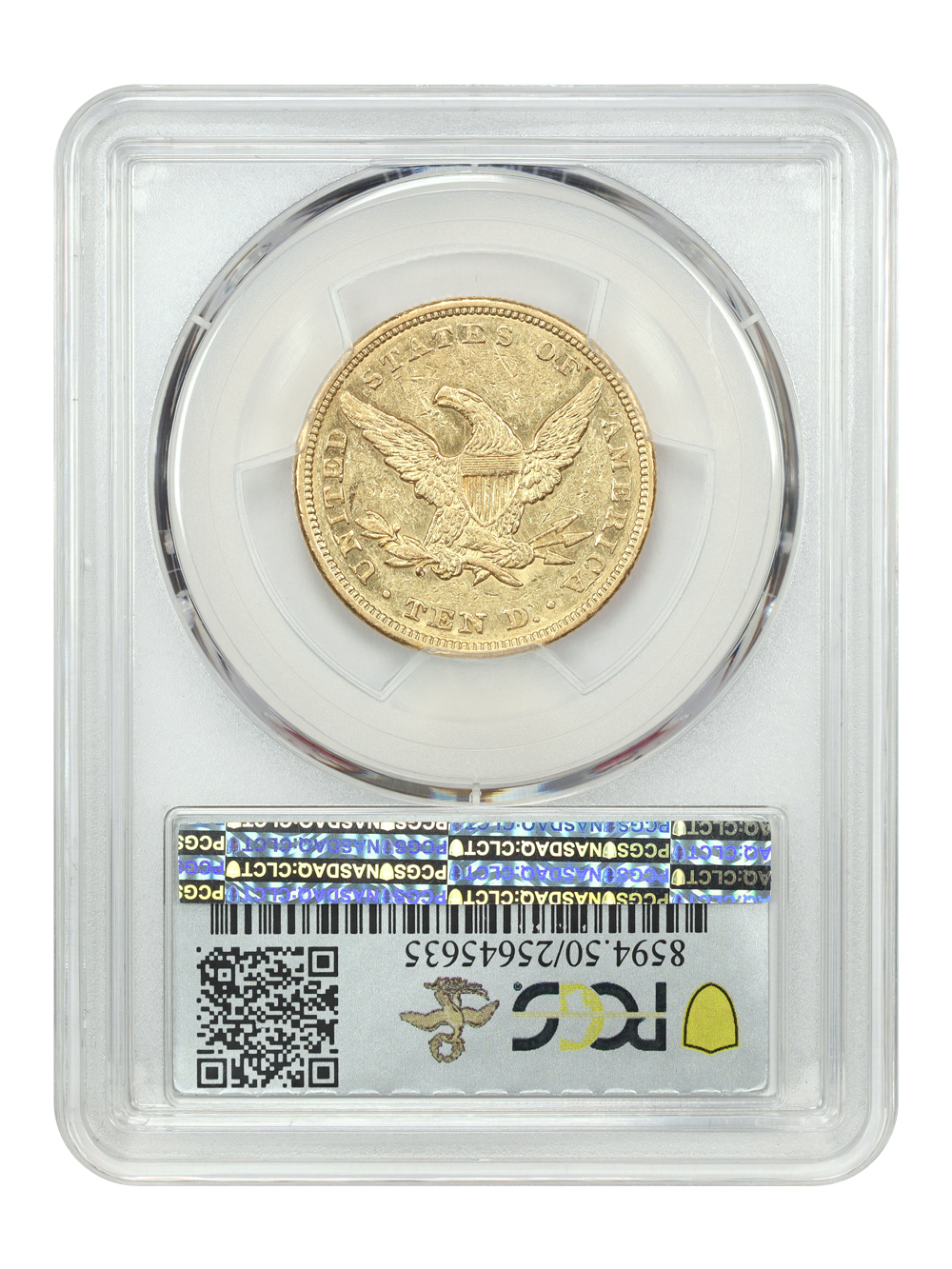 image for: 1846 $10  PCGS AU50