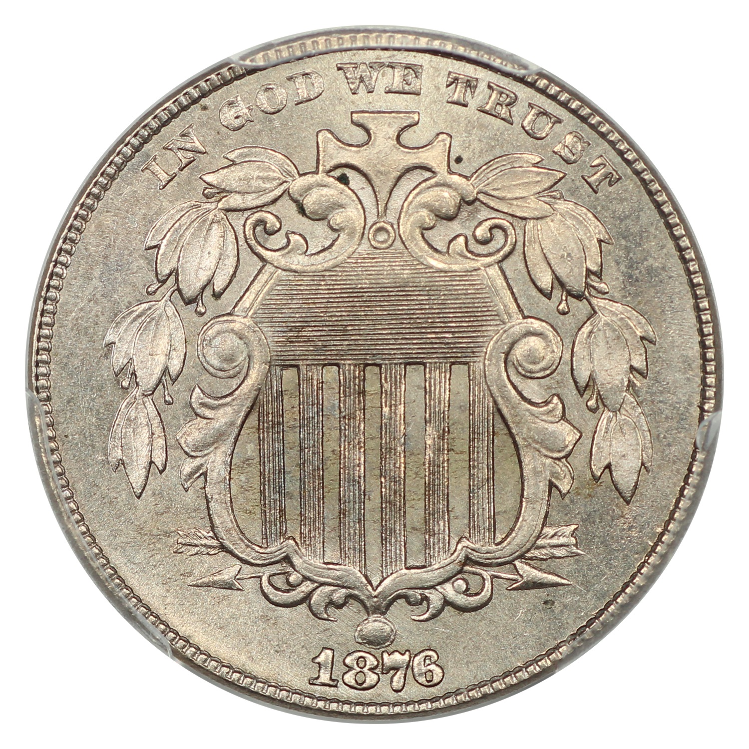 thumbnail for: 1876 5c PCGS MS66