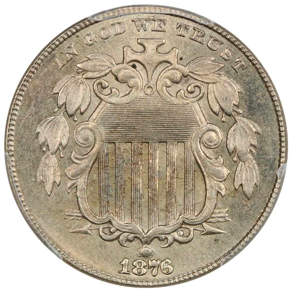 image for: 1876 5c PCGS MS66
