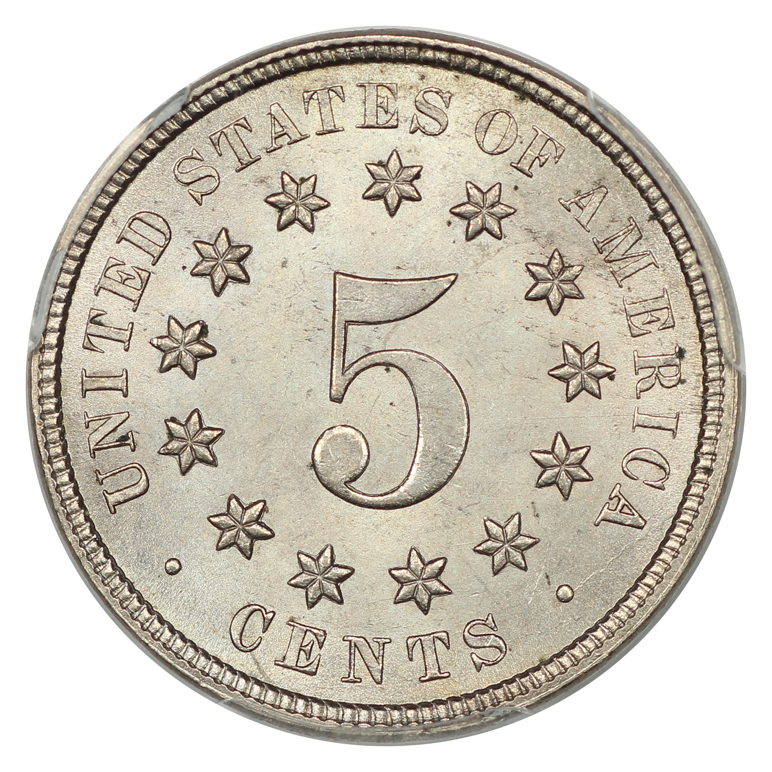 thumbnail for: 1876 5c PCGS MS66