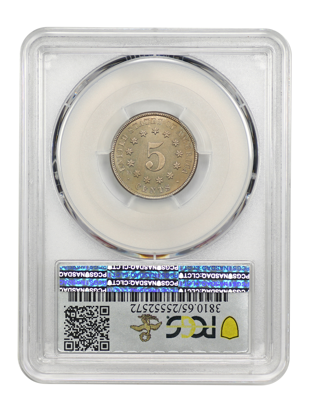 image for: 1880 5c PCGS MS65