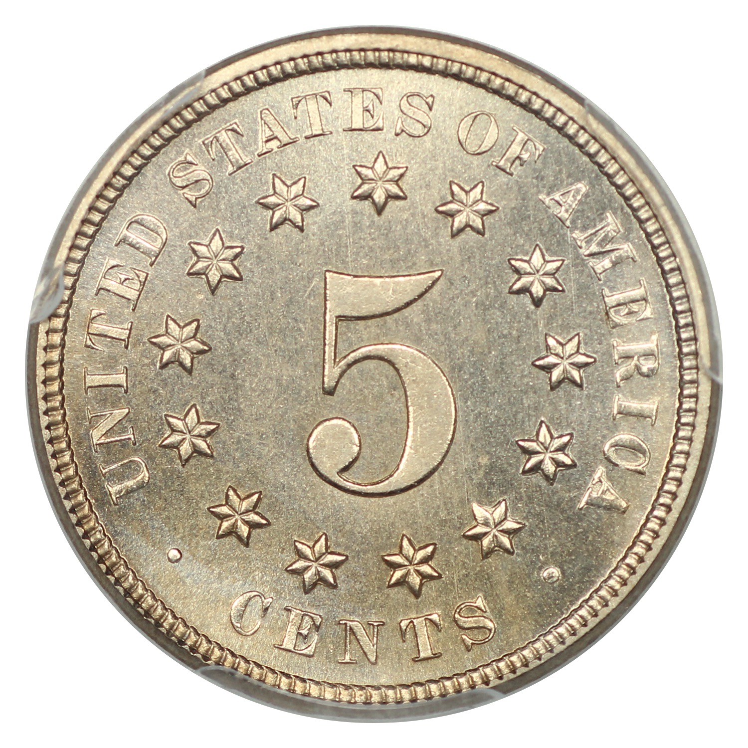 thumbnail for: 1874 5c PCGS PR67