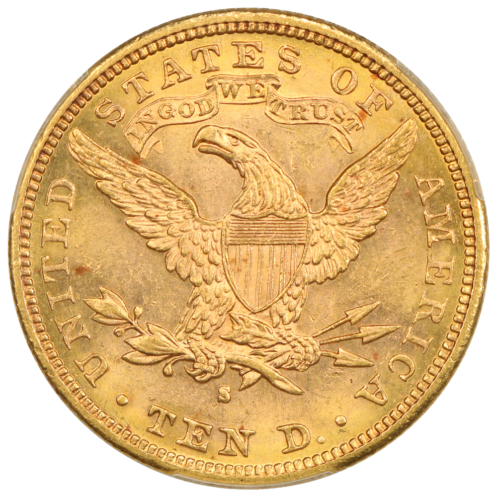 image for: 1881-S $10  PCGS MS63