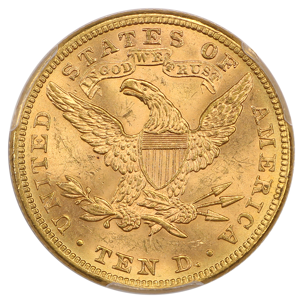image for: 1886 $10 PCGS MS63