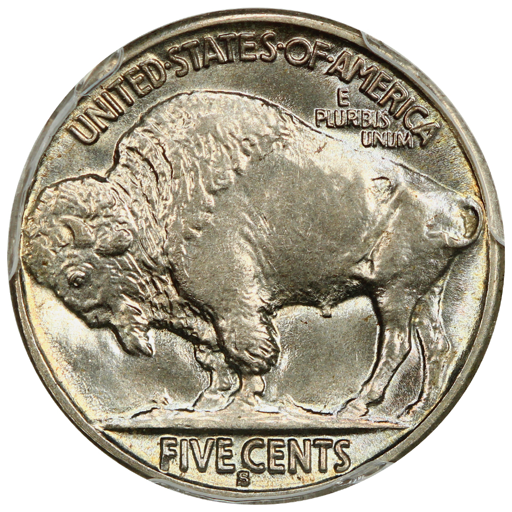 image for: 1935-S 5c PCGS MS67