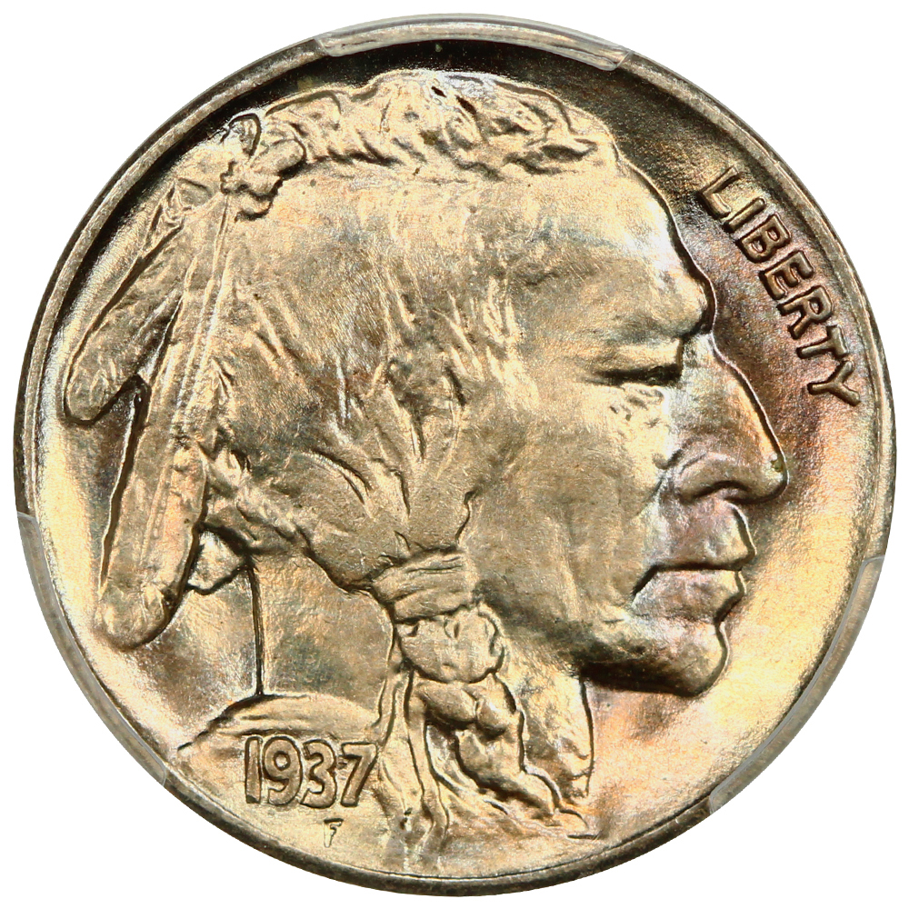 image for: 1937-S 5c PCGS MS67