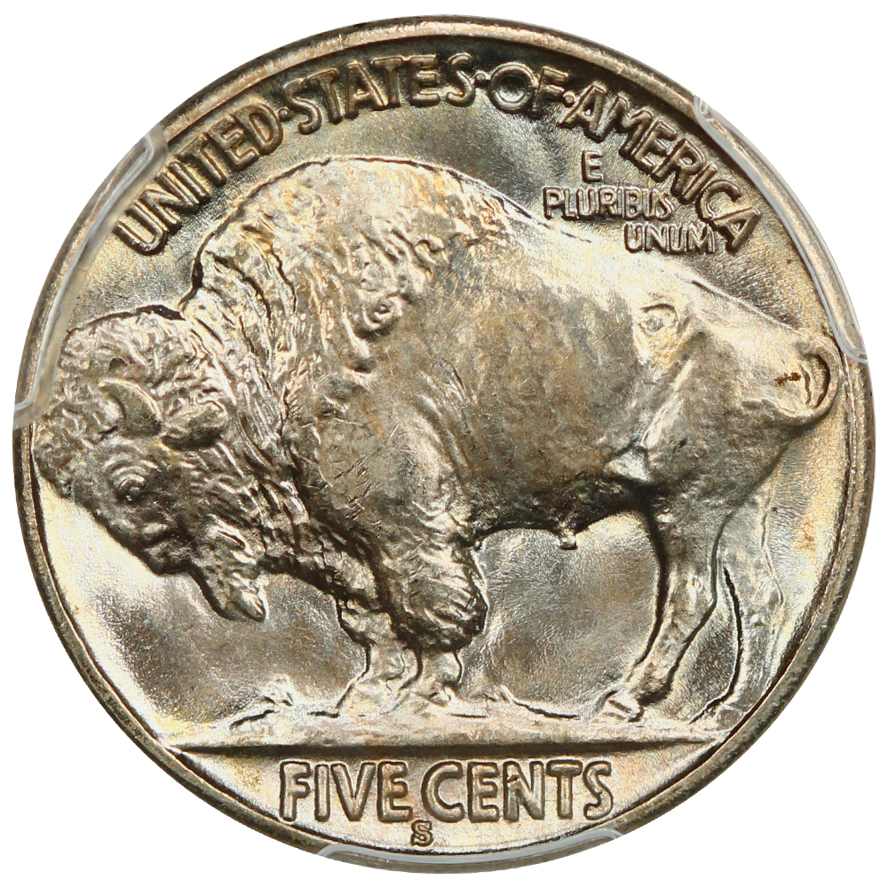 image for: 1936-S 5c PCGS MS67