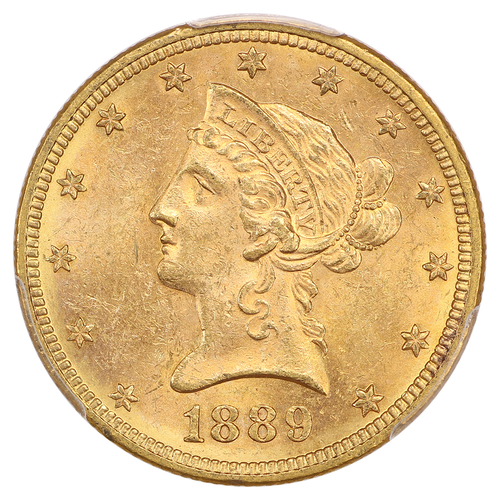 thumbnail for: 1889 $10  PCGS MS61